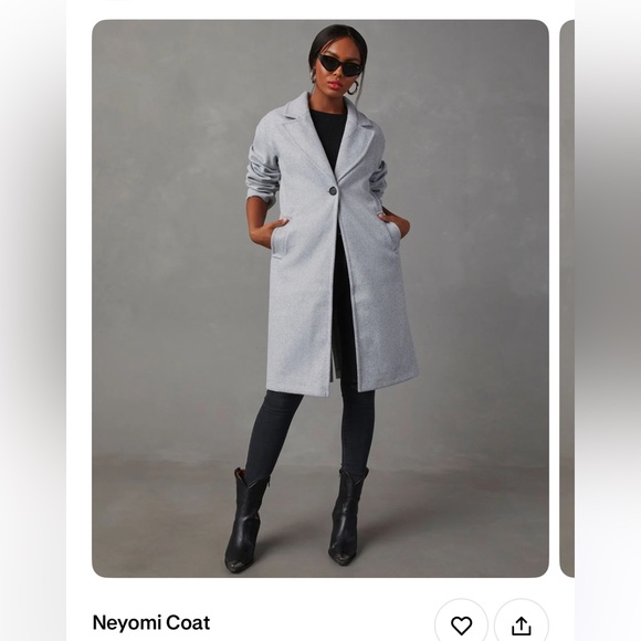 Vici Jackets & Blazers - Women's Light Gray Light Peacoat